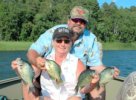 Crappies, Mike and Marsha Maledy 8-14-08